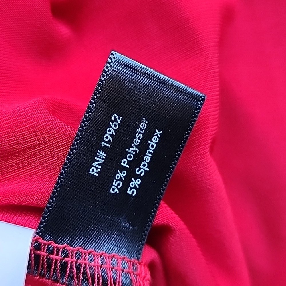 Boston Proper Plunging Stretch Jersey Dress Red sz S Women's - Picture 5 of 6